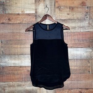 LK BENNETT Black Ribbon Silk tiered Blouse 2